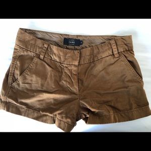 J. Crew Camel Shorts Size 2